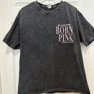 Others Follow Black and Pink Short Sleeve Tee
